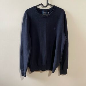 Polo by Ralph Lauren Men's Dark Blue Crewneck Sweater